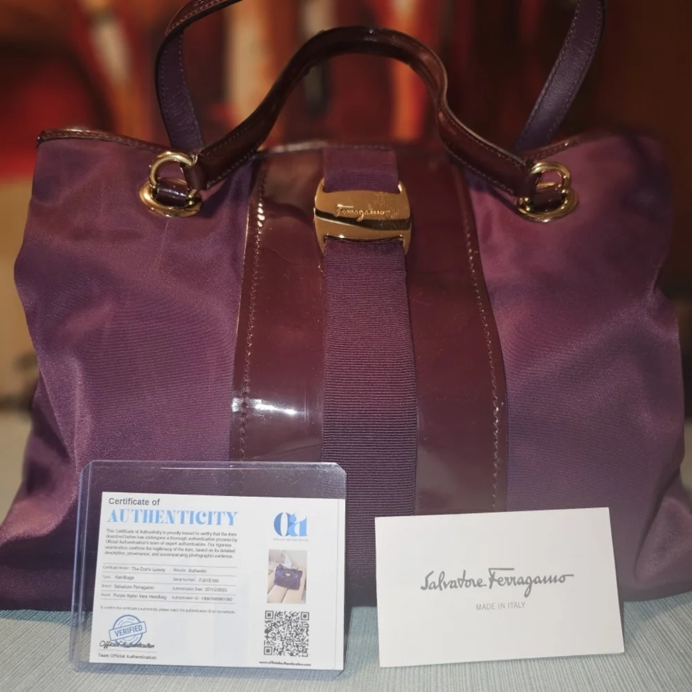 Salvatore Ferragamo Plum Women's Bag - Picture 8 of 8